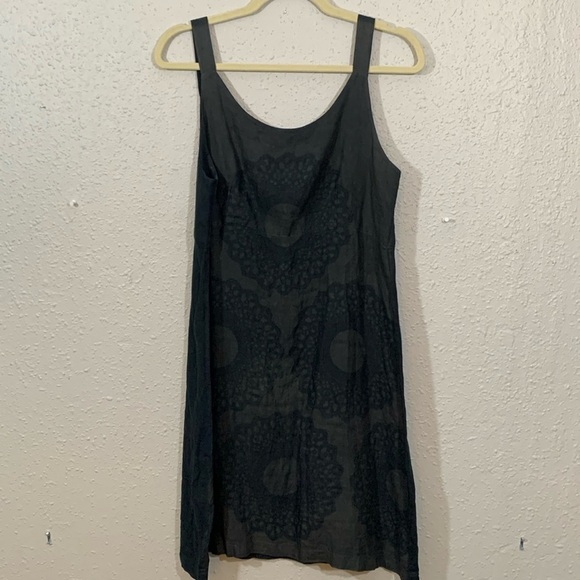 Fresh Produce Mandela Print Gray/Olive Sleeveless Dress size L - Picture 1 of 11